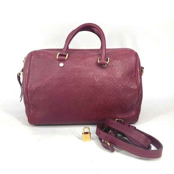 LOUIS VUITTON M40755 MonogramEmpreinte Speedy-Bandouliere30 Shoulder Bag
